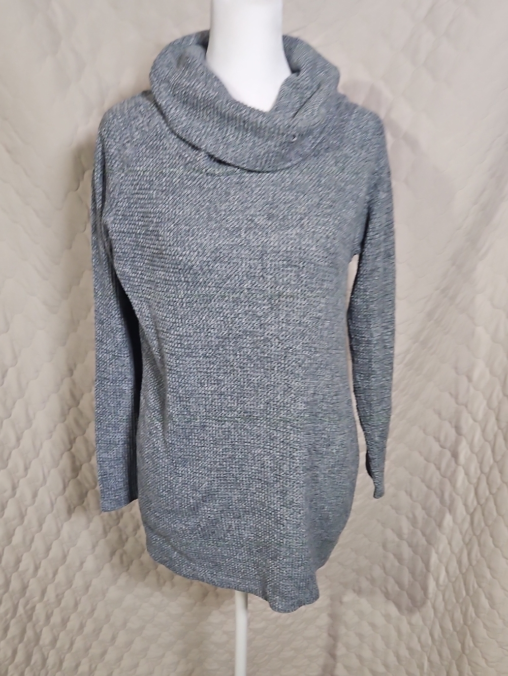North River Waffle Knit Turtleneck Sweater With Pockets!